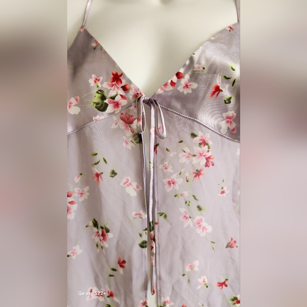 Victoria's Secret Slip Lulac Floral Dress - Picture 2 of 6